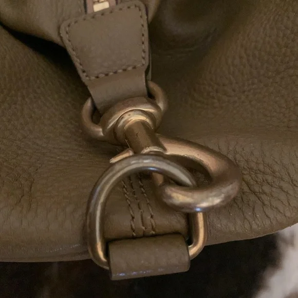 Rebecca Minkoff Julian leather Backpack in Military, brass hardware - Picture 14 of 17